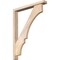 Ekena Millwork Balboa Block Smooth Bracket w/ Offset Brace, Douglas Fir, 3 1/2"W x 26"D x 34"H BKT0402X26X34BOA05SDF - alternate 1